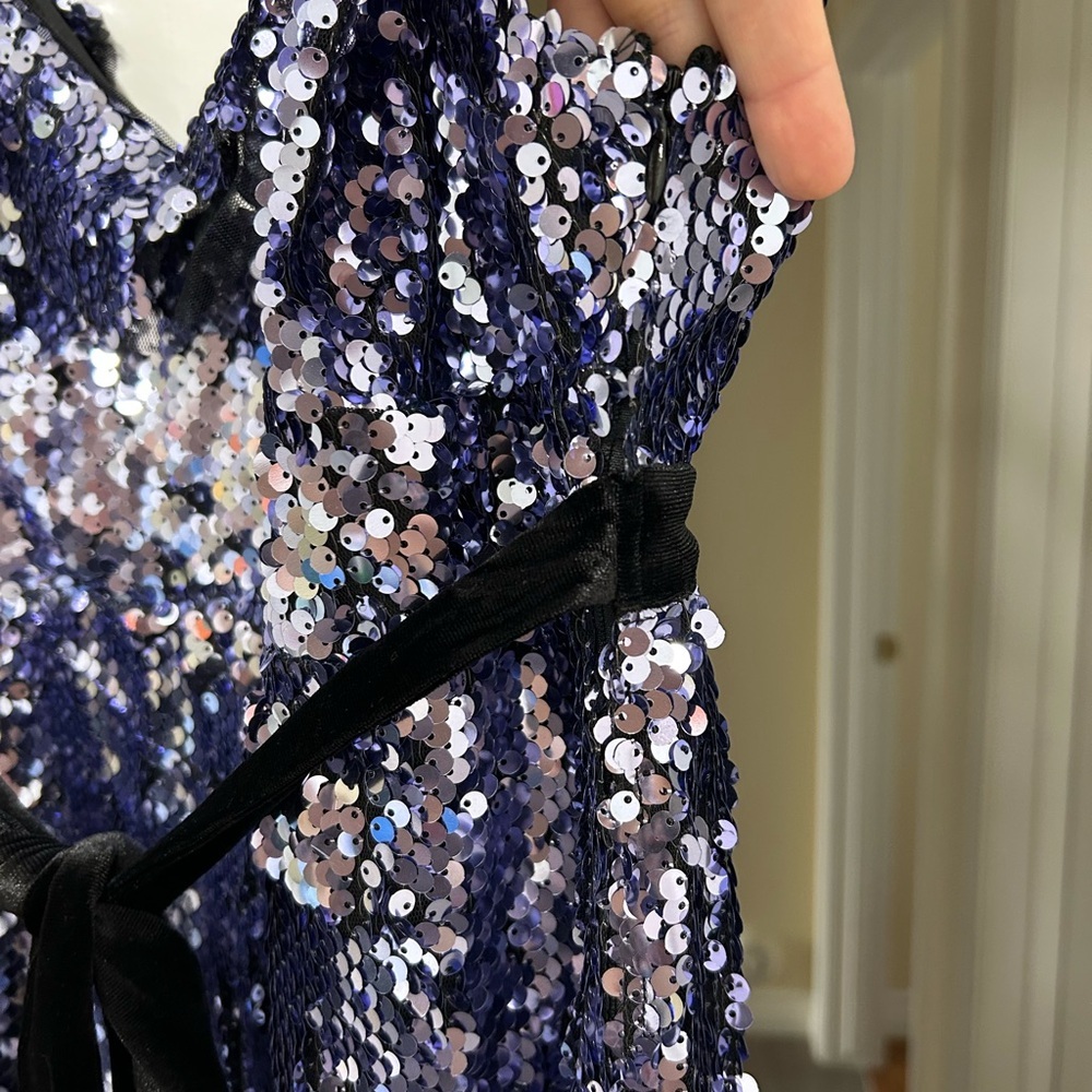 Free People Siren Sequin Mini Dress | Size 8 | Party Cocktail - Picture 8 of 13